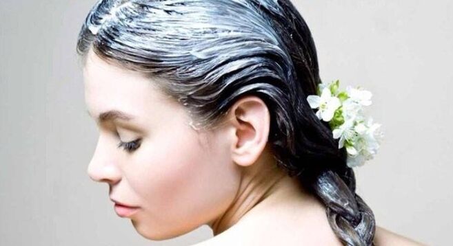 Masque pour une coiffure rapide